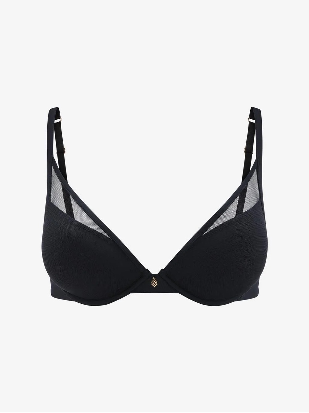 EUC Thirdlove 24/7 Classic Uplift Plunge Bra, Black, Size 34E
